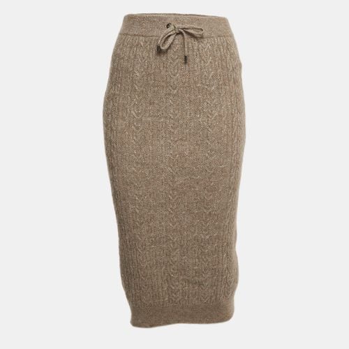 Light Cable Knit Midi Skirt S - Brunello Cucinelli - Modalova