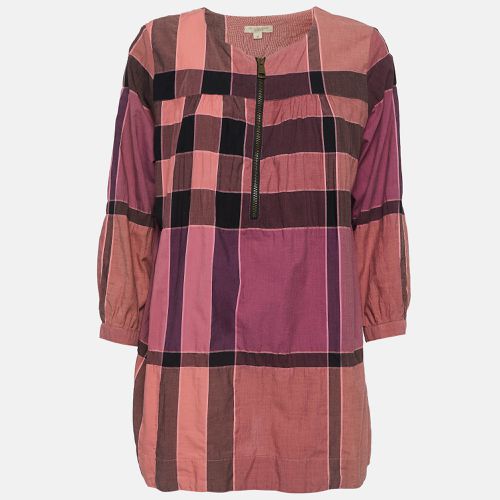 Checked Cotton Tunic M - Burberry Brit - Modalova