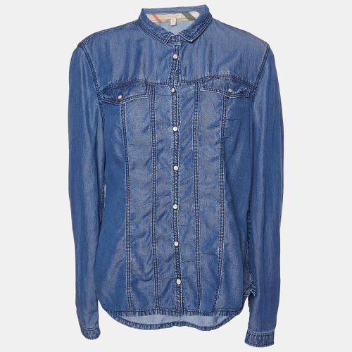 Denim Button Front Shirt L - Burberry Brit - Modalova