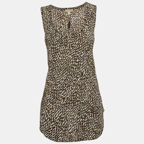 Printed Silk Sleeveless Top L - Burberry Brit - Modalova