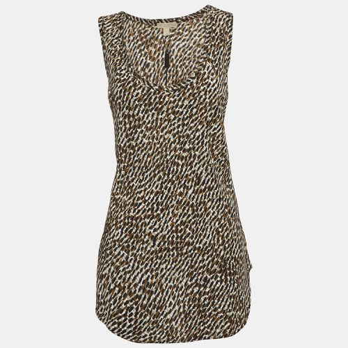 Printed Silk Sleeveless Top XL - Burberry Brit - Modalova