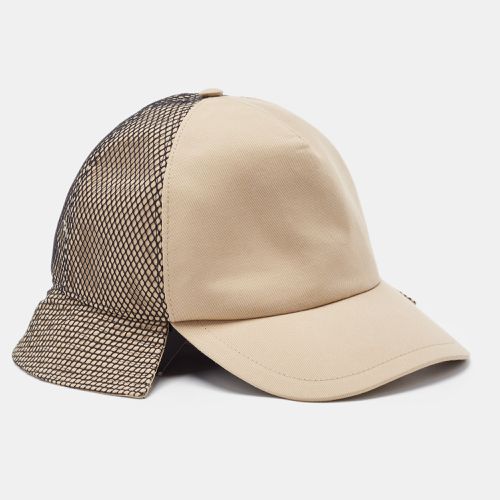 Trucker Reconstructed Cotton Baseball Cap L - Burberry - Modalova