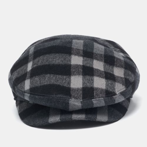 Cashmere Blend Nova Checks Newsboy Cap M - Burberry - Modalova