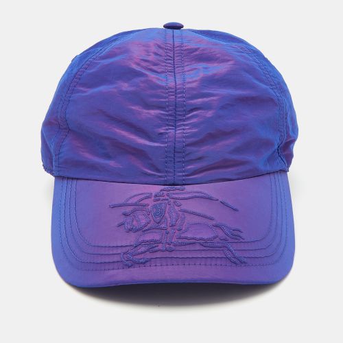 Iridescent Equestrian Knight Patch Nylon Baseball Cap M - Burberry - Modalova