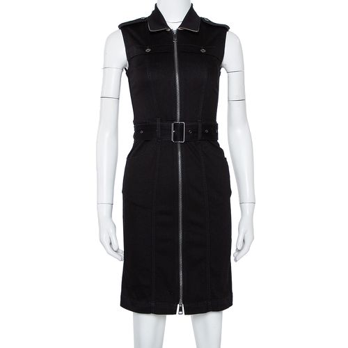 Denim Belted Zipper Front Short Dress S - Burberry Brit - Modalova