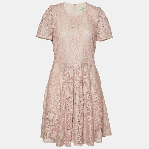 Burberry Pink Lace Midi Dress M - Burberry - Modalova