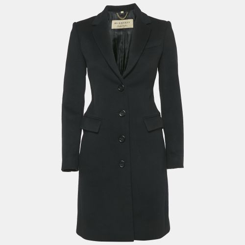 Wool Button Front Single Breasted Coat S - Burberry - Modalova