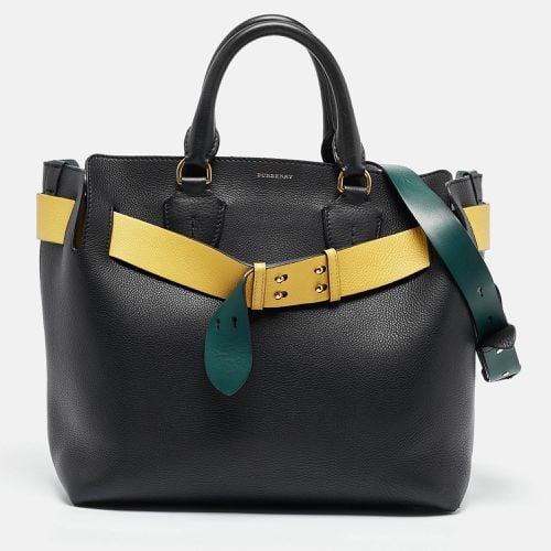 Yellow Leather Medium Belt Tote - Burberry - Modalova