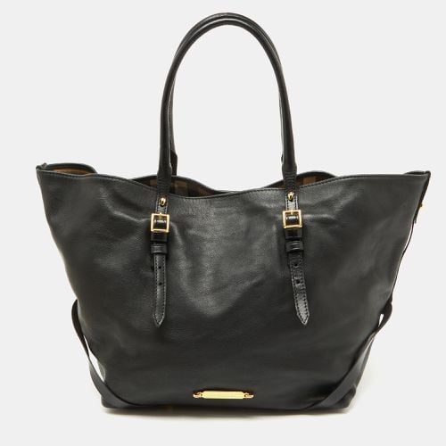 Leather Salisbury Tote - Burberry - Modalova