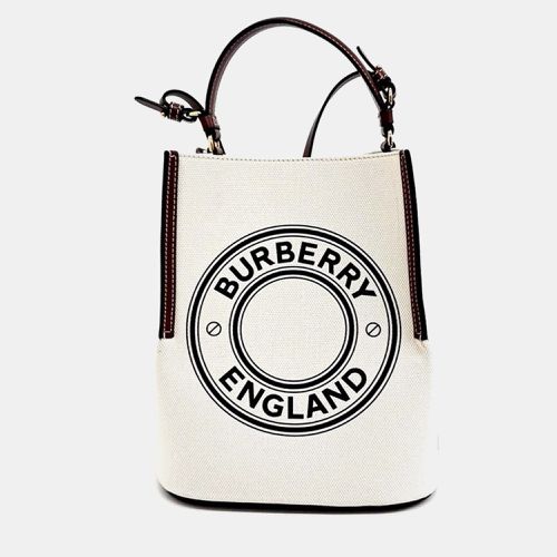 Burberry Canvas Peggy Bucket Bag - Burberry - Modalova