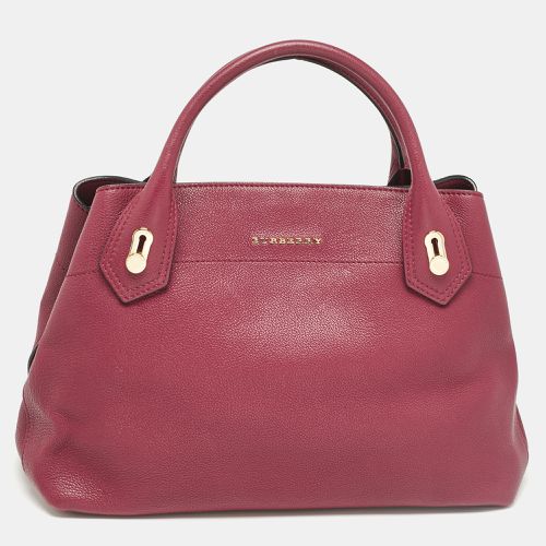 Leather Medium Milton Satchel - Burberry - Modalova