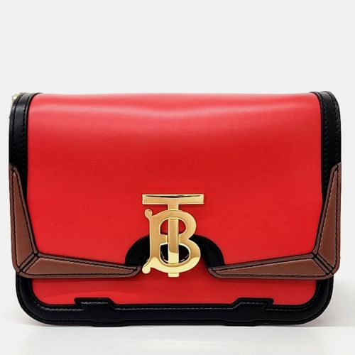 Red Leather TB Small Crossbody Bag - Burberry - Modalova