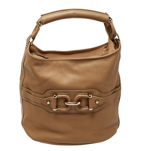 Leather Horsebit Hobo - Burberry - Modalova