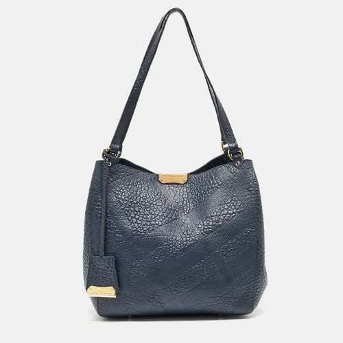 Embossed Leather Canterbury Tote - Burberry - Modalova