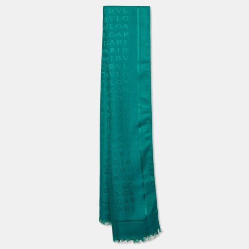 Logomania Stole Silk/Wool Shawl - Bvlgari - Modalova