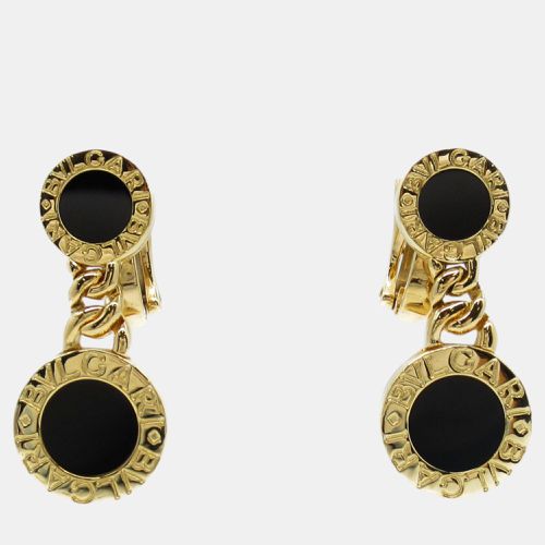 Onyx 18k Gold Earrings Black Metal - Bvlgari - Modalova