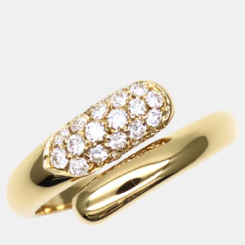 K Gold and Diamond Astrea Ring EU 54 - Bvlgari - Modalova