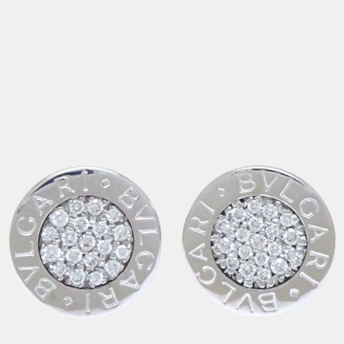 K Gold and Diamond Stud Earrings - Bvlgari - Modalova