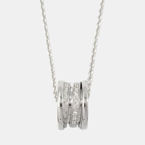 K Gold and Diamond B.Zero1 Pendant Necklace - Bvlgari - Modalova