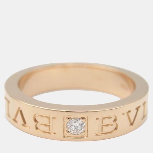 K Rose and Diamond Band Ring EU 49 - Bvlgari - Modalova