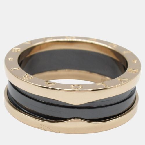 K Rose and Ceramic B.Zero1 Band Ring EU 60 - Bvlgari - Modalova