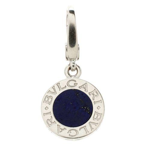 Lapis Lazuli 18K Gold Pendant Charm - Bvlgari - Modalova