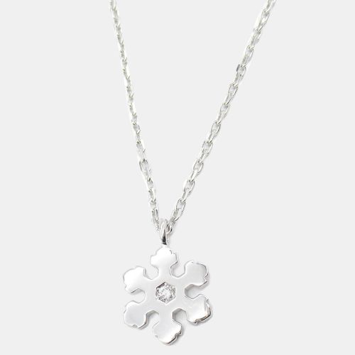 K Gold Snowflake Diamond Pendant Necklace - Bvlgari - Modalova