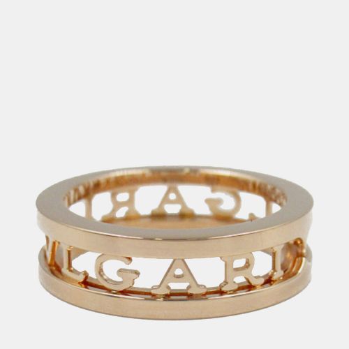 K Rose Gold B.Zero1 One Band Ring with Openword Logo Spiral - Bvlgari - Modalova