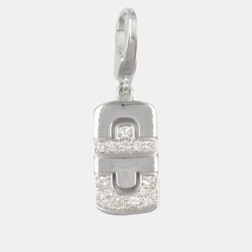 K Gold Parentesi Diamond Charm - Bvlgari - Modalova