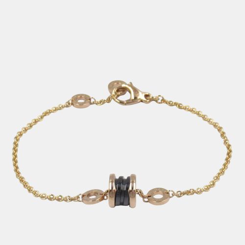 K Rose Gold Ceramic Black B-Zero1 Element Bracelet - Bvlgari - Modalova