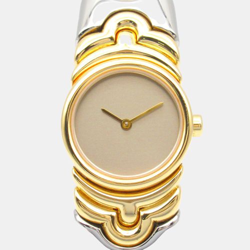 K Yellow Gold Stainless Steel Parentesi Watch - Bvlgari - Modalova