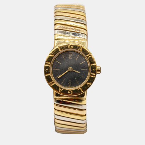 Vintage Expandable Tri-Colour Tubogas BB23 2T Watch in 18K Three-Tone Gold (Medium Model) - Bvlgari - Modalova