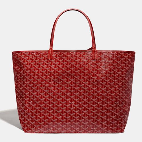 Ine Coated Canvas and Leather Saint Louis GM Tote - Goyard - Modalova