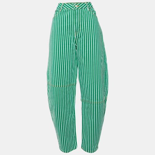 Striped Cotton Stary Baggy Jeans L/Waist 33" - Ganni - Modalova