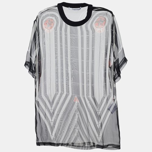 Stripe Print Silk Sheer Blouse L - Givenchy - Modalova