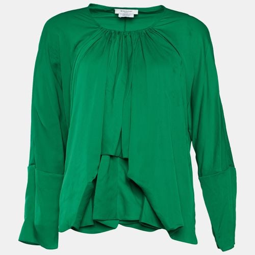 Synthetic Draped Long Sleeve Blouse M - Givenchy - Modalova