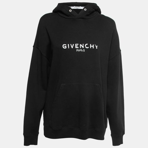 Cotton Faded Logo Print Hooded Sweatshirt M - Givenchy - Modalova