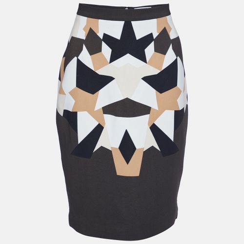 Geometric Printed Crepe Pencil Skirt L - Givenchy - Modalova