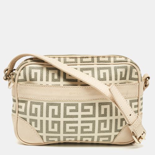 Grey Signature Canvas and Leather Crossbody Bag - Givenchy - Modalova