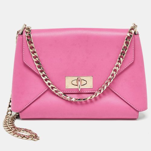 Leather Shark Lock Chain Clutch - Givenchy - Modalova