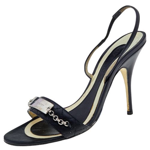 Leather Ankle Strap Sandals Size 37 - Givenchy - Modalova