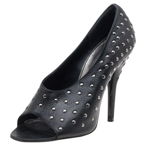 Leather Studded Open Toe Pumps Size 37 - Givenchy - Modalova