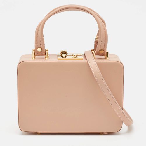 Dusty Leather Vali Top Handle Bag - Gianvito Rossi - Modalova