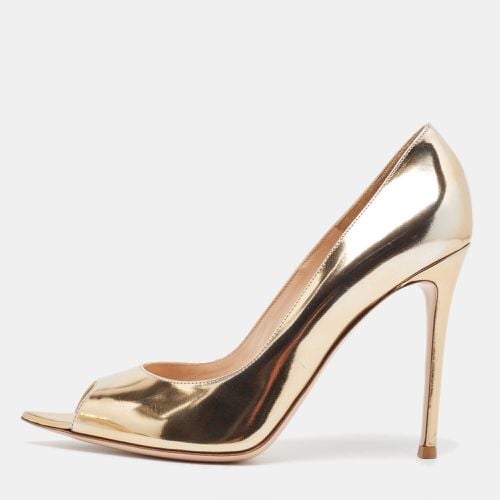 Leather Open Toe Pumps Size 41 - Gianvito Rossi - Modalova