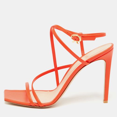 Poppy Leather Manilla Sandals Size 39 - Gianvito Rossi - Modalova