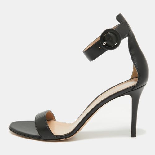 Leather Portofino Ankle Strap Sandals Size 40 - Gianvito Rossi - Modalova