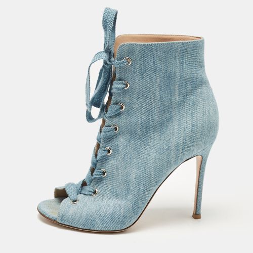 Denim Marie Ankle Boots Size 38 - Gianvito Rossi - Modalova