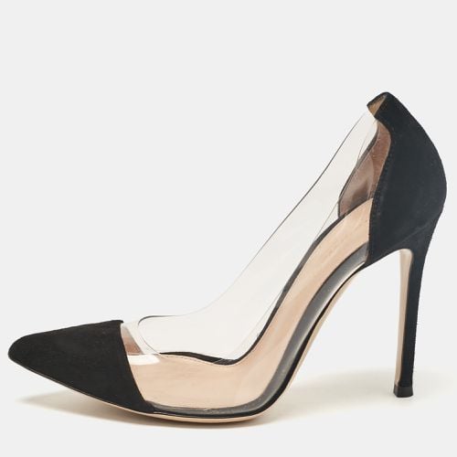 Suede and PVC Plexi Pumps Size 35 - Gianvito Rossi - Modalova