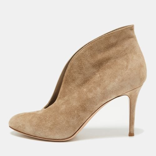 Suede Vamp Booties Size 39 - Gianvito Rossi - Modalova