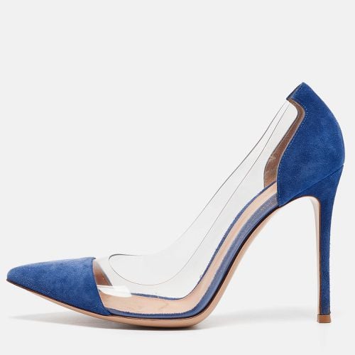 Suede and PVC Plexi Pumps Size 39 - Gianvito Rossi - Modalova